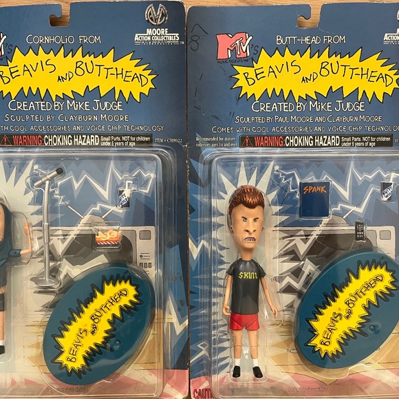 Beavis and Butthead MTV characters Other Vintage Beavis And Butthead Cornholio And Butthead